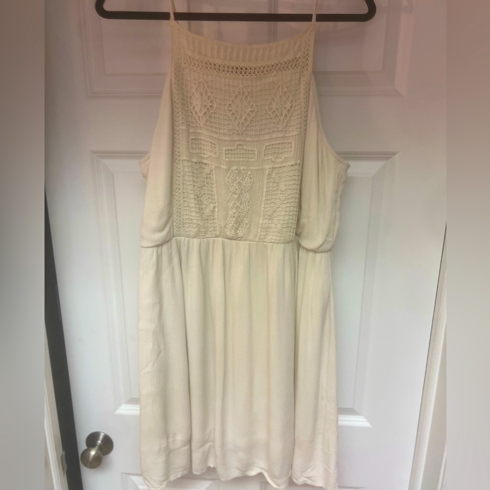 Missimo Cream Midi Dress. Size XL.